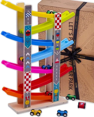 £42.99 • Buy Wooden Toys For 3-7 Year Olds | Jaques Of London Carpark Toy