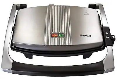 £43.99 • Buy Breville Cafe Style Toasted Sandwich Press Grilled Panini Maker Toaster Kitchen