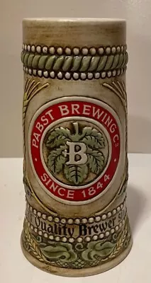 Pabst Brewing Co.  America's Quality Brewer Since 1844 Stein 7 3/4  Tall • $25