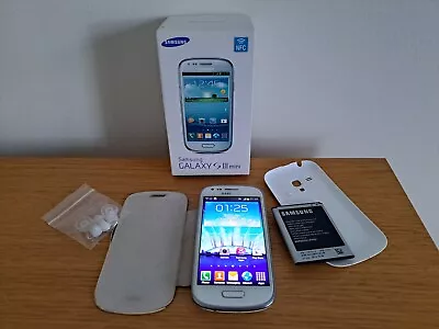 £22.50 • Buy Samsung S3 Mini GT-I8190N 8GB : O2 Locked Marble White Boxed