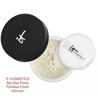 IT BYEBYE PORES PORELESS TRANSLUCENT POWDER 6.8G Fast Dispatch • £7.50