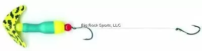 Mack's Lure 63055 Walley Pop - Crawler Series - Floater Rig Chartreuse Black ... • $8.56