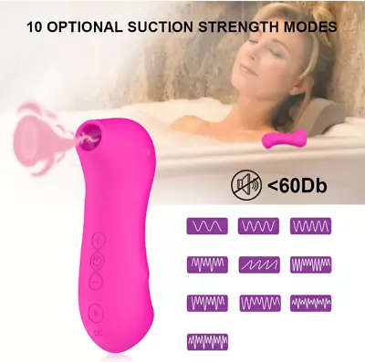 Sucking Vibrator Clit Sucker Nipple G-Spot Stimulator For Women Female Sex Toys • $10.99