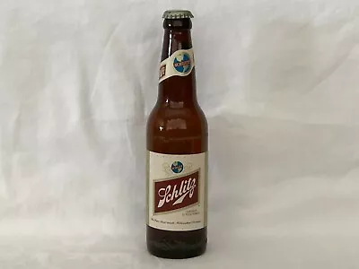 Vtg 12 Oz Brown Schlitz Beer Bottles Dated 1956-1970 EMPTY W/Caps 1970 Labels • $3.49