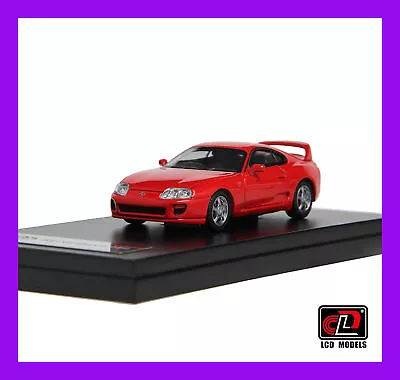 APR 2024 LCD Toyota Supra A80 4th Generation Mk4 RED + ENGINE 1/64 • $35.98