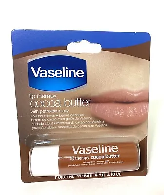 VASELINE COCOA BUTTER  Lip Therapy With Petroleum Jelly Lip Balm Stick ~ SEALED • $10.80