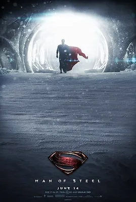 Man Of Steel Movie Poster (h) 11 X 17 Inches - Superman Poster • $13.96
