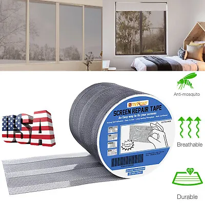 3M Window Door Screen Patch Repair Kit Cover Fiberglass Mesh Hole Repair Tape • $9.19