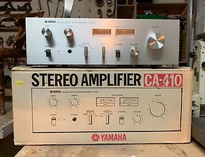 Vintage Yamaha CA-410 Natural Sound Stereo Integrated Amplifier. Boxed Excellen • £250