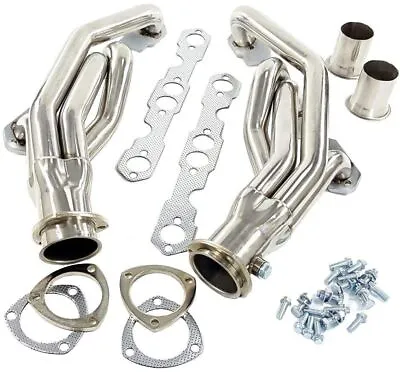 For 88-97 Chevy GMC TRUCK 1500 2500 3500 5.0L 5.7L Steel Headers Ceramic Coated  • $135.89