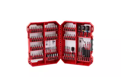 Milwaukee 80 Piece Screw Driver Drill Bit Set Impact Duty SHOCKWAVE Alloy Steel • $42.97