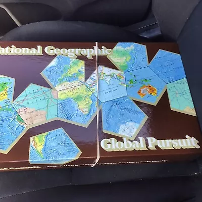 Vintage 1987 National Geographic Global Pursuit Board Game Very Nice • $25