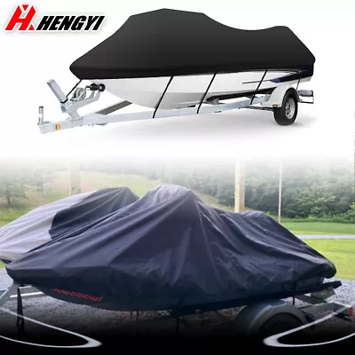 Watercraft Cover Waterproof For Jet Ski Yamaha WaveRunner EXR Sea Doo 3.4m-3.7m • $39.19