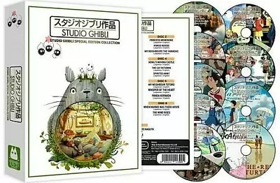Hayao Miyazaki Studio Ghibli Special Edition Collection 25 Movies (DVD 9-Disc) • $18.90