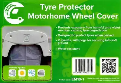 £4.99 • Buy Tyre Protector - Motorhome Wheel Cover