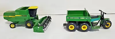 Ertl  1/16 JD AMT600 & 1/50 Scale John Deere Combine • $8.99