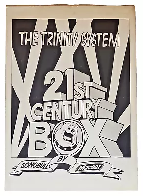 Vintage Sonobull Speaker Sales Brochure The Trinity System By Magnat • $36.99