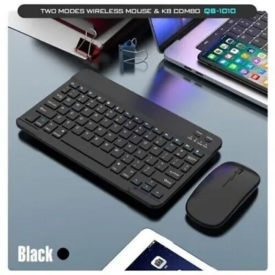Black Friday Deal Mini BluetoothKEYBOARD &Mouse FOR IMAC IPADANDROID PHONE TABPC • £13.99