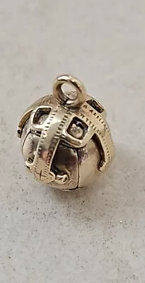 Metamorphic MASONIC 9ct Yellow Gold & Silver Orb Ball Fob/Charm/Pendant “ • £137.99