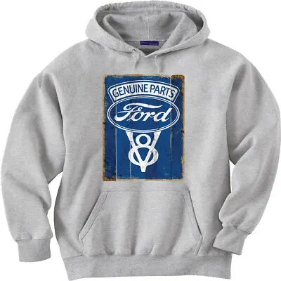 Ford V8 Sign Sweatshirt Hoodie Mens Gifts Ford Mustang Trucks Shirt • $36.95