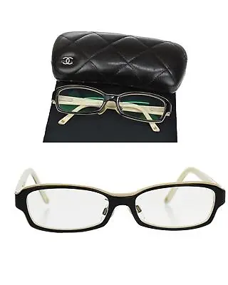 Pre Loved Chanel Contemporary Black And Off-White Glasses  -  Frames • $639