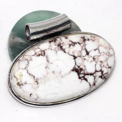 925 Silver Plated-Wild Horse Ethnic Gemstone Handmade Pendant Jewelry 1.4  JW • $3