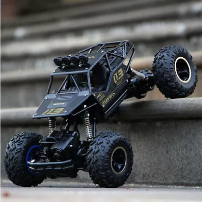 Monster Truck Remote Control RC Car Buggy Electric Off Road Toy For Kids 1:16RTR • £20.99