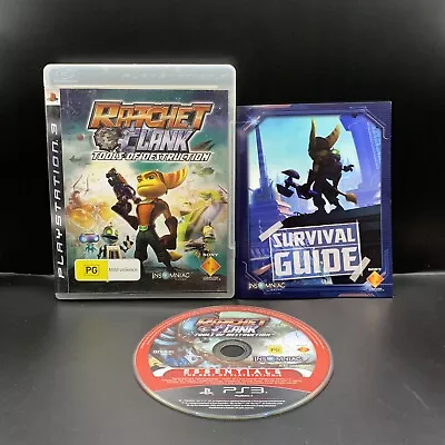 Ratchet & Clank Tools Of Destruction PS3 PlayStation 3 Complete With Manual • $20.85