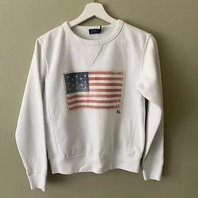 £25 • Buy Polo Ralph Lauren Sweatshirt Women White Size S