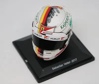 F1 Sebastian Vettel Ferrari 2017 Rare Helmet Scale 1:5 Formula 1 • $54.99