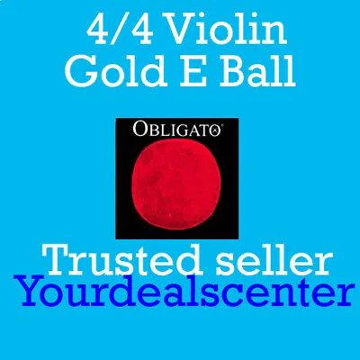 Pirastro Obligato Violin Strings Set 4/4 Gold Ball E  2023 Special  • $115.35