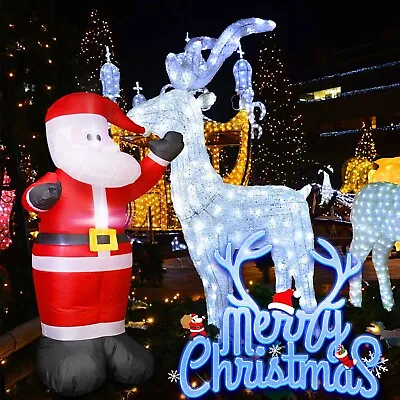$25.95 • Buy Christmas Inflatable Santa Claus Blow Up Outdoor Yard Xmas Party Decoration USA