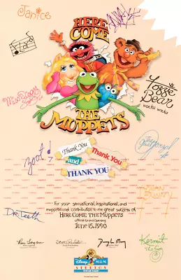 Vintage Disney - The Muppets  11  X 17   Collector's Poster Print • $12.99