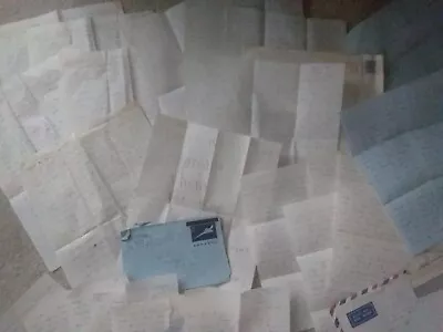 £26.95 • Buy Vintage Ephemera Handwritten Letters Correspondence  1980s Airmail