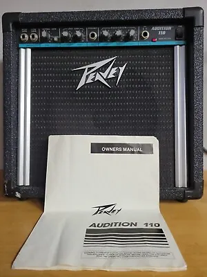 Vintage Peavey Audition 110 20W Guitar Combo Amplifier • $76.99