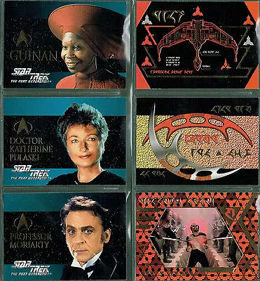 £14.95 • Buy Star Trek The Next Generation Season Two Set Of 6 Embossed Cards S7-s12