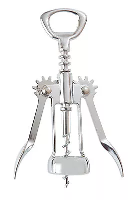 £6.99 • Buy Chrome Twin Lever Corkscrew Opener Wine Bottle Opener Catering Utensils Beaumont