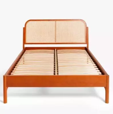 John Lewis Rattan Bed Frame Super King Size Cherry RRP£829 (4563) • £585