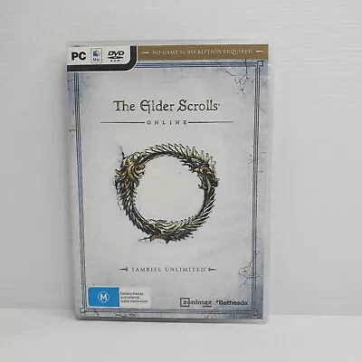 The Elder Scrolls Online PC MAC Game 4 Disc DVD TAMRIEL UNLIMITED + Free Postage • $14.56