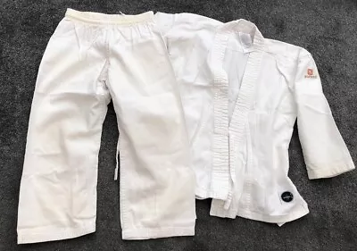 Domyos OKAYAMA 50 Reinforced Judo/ Karate Outfit  Size 120 Cms  White Childrens • £5