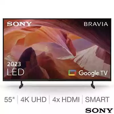 Sony Minimalist Designed KD55X80LU 55 Inch 4K Ultra HD HDR 10 Smart Google TV • £899.97