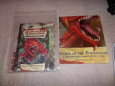 D&D D20 4.0 4th Ed Encounters Lair Assault Attack Of The Tyrantclaw • $50