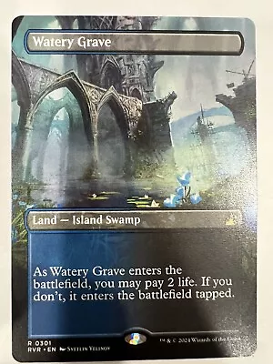 MTG Watery Grave (Borderless) Ravnica Remastered NM • $13.50