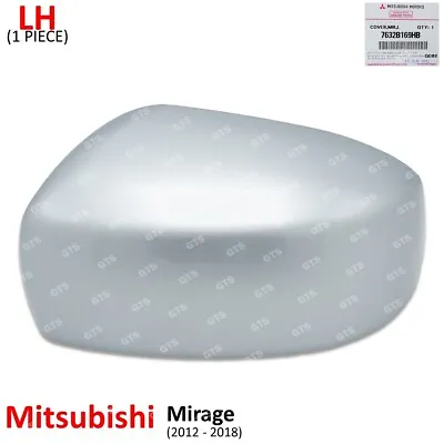 Fits Mitsubishi Mirage Space Star 2012 18 Lh Wing Side Outer Mirror Cover Cap • $62.64