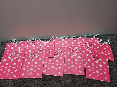 13 Victoria's Secret PINK Polka Dot Paper Gift Shopping Favor Bags Brand New!! • $16