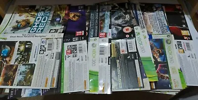 £1.99 • Buy Xbox 360 Game Manuals * MANUALS & INSERTS ONLY * XBOX 360 Choose From Drop Menu