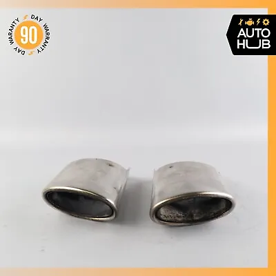 08-16 Mercedes W204 C300 E350 Rear Bumper Exhaust Muffler Tips Set Of 2 OEM • $103.75