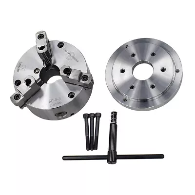 Precision Matthews 8  Set Tru Type 3 Jaw Lathe Chuck .0004  Accy With D1-5 Mount • $999.99