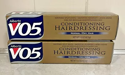 (2) Alberto VO5 Conditioning Hairdressing Normal/Dry Hair 1.5oz Each New • $17.95