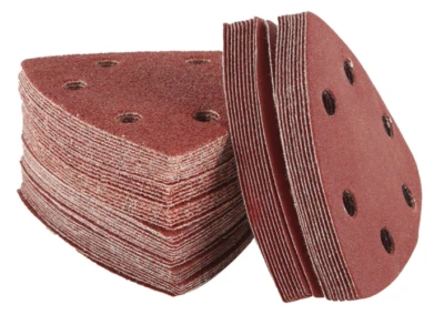 £4.29 • Buy 30 Pcs 90mm Fine 180 Grit Mini Triangle Delta Detail Sander Sanding Pads Bosch